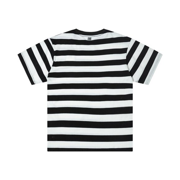 Ami De Coeur Cotton T-Shirt In Striped Print - Picture 6 of 8
